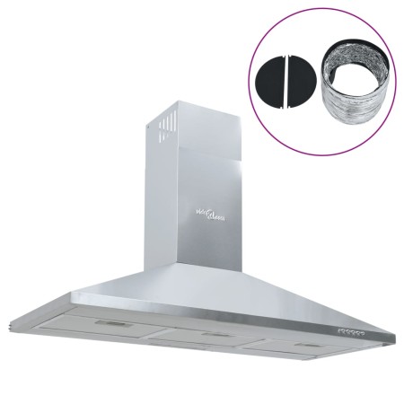 Dunstabzugshaube aus Edelstahl 90 cm von , Extraktoren - Ref: Foro24-155970, Preis: 175,67 €, Rabatt: %