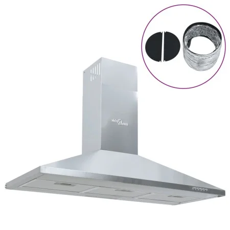 Dunstabzugshaube aus Edelstahl 90 cm von , Extraktoren - Ref: Foro24-155970, Preis: 171,97 €, Rabatt: %