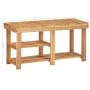 Schuhregal aus massivem Akazienholz, 90 x 32 x 46 cm von vidaXL, Schuhregale und Schuhorganisatoren - Ref: Foro24-45932, Prei...