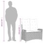 2-teilige Garten-Essgruppe mit beigen Kissen aus synthetischem Rattan von , Gartensets - Ref: Foro24-3277487, Preis: 333,97 €...