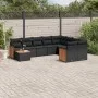 Garden sofa set 10 pieces with black synthetic rattan cushions by , Garden sets - Ref: Foro24-3227994, Price: 614,32 €, Disco...