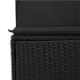 Garden sofa and cushion set 13 pieces black synthetic rattan by , Garden sets - Ref: Foro24-3228162, Price: 832,50 €, Discoun...