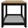 MDF and iron coffee table light brown and black 90x45x45 cm by vidaXL, Coffee table - Ref: Foro24-286081, Price: 79,80 €, Dis...