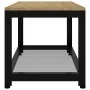 Mesita de centro MDF y hierro marrón claro y negro 90x45x45 cm de vidaXL, Mesas de centro - Ref: Foro24-286081, Precio: 78,90...