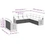 9-teiliges Gartensofa-Set mit beigen synthetischen Rattankissen von , Gartensets - Ref: Foro24-3227781, Preis: 624,82 €, Raba...