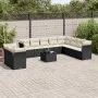 11-teiliges Gartensofa-Set und schwarze synthetische Rattankissen von , Gartensets - Ref: Foro24-3217866, Preis: 656,61 €, Ra...