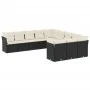 11-piece garden sofa set and black synthetic rattan cushions by , Garden sets - Ref: Foro24-3218406, Price: 641,07 €, Discoun...