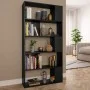 Estantería/divisor madera contrachapada negro 80x24x159 cm de vidaXL, Librerías y estanterías - Ref: Foro24-800100, Precio: 6...