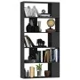 Estantería/divisor madera contrachapada negro 80x24x159 cm de vidaXL, Librerías y estanterías - Ref: Foro24-800100, Precio: 6...