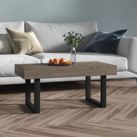 Couchtisch aus MDF und grauem und schwarzem Eisen 90x45x40 cm von vidaXL, Couchtisch - Ref: Foro24-286101, Preis: 85,86 €, Ra...