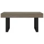Center table made of gray and black MDF and iron, measuring 90x45x40 cm. by vidaXL, Coffee table - Ref: Foro24-286101, Price:...