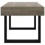 Center table made of gray and black MDF and iron, measuring 90x45x40 cm. by vidaXL, Coffee table - Ref: Foro24-286101, Price:...
