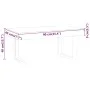 Couchtisch aus MDF und grauem und schwarzem Eisen 90x45x40 cm von vidaXL, Couchtisch - Ref: Foro24-286101, Preis: 84,24 €, Ra...