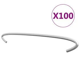 Gabion hooks 100 units galvanized steel 40 cm by vidaXL, Accessories for gates and fences - Ref: Foro24-145624, Price: 27,27 ...