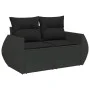 Gartensofa-Set 10-teilig mit schwarzen synthetischen Rattankissen von , Gartensets - Ref: Foro24-3225166, Preis: 641,81 €, Ra...