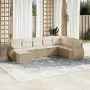 Gartensofa-Set mit beigen Kissen 8 Stück PE-Rattan von , Modulare Sofas für den Außenbereich - Ref: Foro24-3221757, Preis: 59...