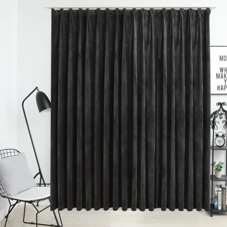 Blackout curtain with anthracite gray velvet hooks 290x245 cm by vidaXL, Curtains and curtains - Ref: Foro24-134503, Price: 5...