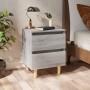 Mesitas de noche 2 uds patas de madera gris Sonoma 40x35x50 cm | Foro24.es | Tu tienda online para hogar, jardín y más Foro24.es