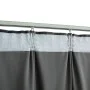 Blackout curtain with anthracite gray velvet hooks 290x245 cm by vidaXL, Curtains and curtains - Ref: Foro24-134503, Price: 4...
