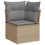7-piece garden sofa set and beige synthetic rattan cushions by , Garden sets - Ref: Foro24-3225016, Price: 442,67 €, Discount: %