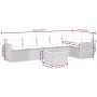 Set sofás de jardín 7 piezas y cojines ratán sintético beige de , Conjuntos de jardín - Ref: Foro24-3225016, Precio: 458,57 €...