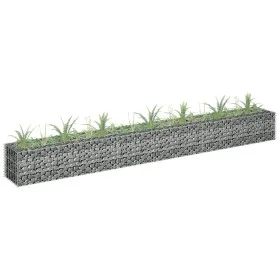 Gabionenbett aus verzinktem Stahl, 270 x 30 x 30 cm von vidaXL, Töpfe und Pflanzgefäße - Ref: Foro24-145637, Preis: 53,72 €, ...