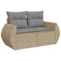 Garden sofa set with cushions 6 pieces beige synthetic rattan by , Garden sets - Ref: Foro24-3224995, Price: 398,37 €, Discou...