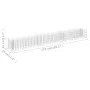 Arriate de gaviones de acero galvanizado 270x30x30 cm de vidaXL, Maceteros y jardineras - Ref: Foro24-145637, Precio: 53,71 €...