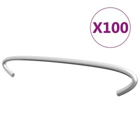 Gabion hooks 100 units galvanized steel 15 cm by vidaXL, Accessories for gates and fences - Ref: Foro24-145618, Price: 16,40 ...