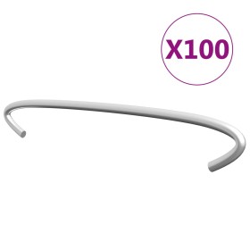 Gabionenhaken 100 Stück verzinkter Stahl 15 cm von vidaXL, Zubehör für Tore und Zäune - Ref: Foro24-145618, Preis: 16,94 €, R...