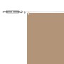 Toldo vertical tela oxford gris taupé 60x1200 cm