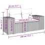 Gartensofa-Set 10-teilig mit schwarzen synthetischen Rattankissen von , Gartensets - Ref: Foro24-3223105, Preis: 616,75 €, Ra...