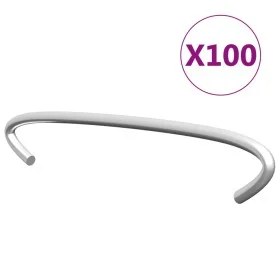 Gabion hooks 100 units galvanized steel 10 cm by vidaXL, Accessories for gates and fences - Ref: Foro24-145616, Price: 20,17 ...