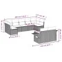 9-teiliges Gartensofa-Set mit beigen synthetischen Rattankissen von , Gartensets - Ref: Foro24-3252955, Preis: 668,05 €, Raba...