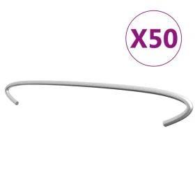 Gabion hooks 50 units galvanized steel 50 cm by vidaXL, Accessories for gates and fences - Ref: Foro24-145625, Price: 17,50 €...