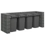 Gabion wall for steel garbage container 320x100x120 cm by vidaXL, Waste container supports - Ref: Foro24-145614, Price: 248,0...