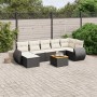 8-piece garden sofa set and black synthetic rattan cushions by , Garden sets - Ref: Foro24-3225111, Price: 435,02 €, Discount: %