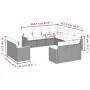 11-teiliges Gartensofa-Set und graue synthetische Rattankissen von , Gartensets - Ref: Foro24-3228181, Preis: 760,44 €, Rabat...