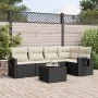 6-piece garden sofa set and black synthetic rattan cushions by , Garden sets - Ref: Foro24-3252473, Price: 376,20 €, Discount: %