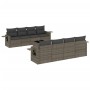 9-teiliges Gartenmöbel-Set und graue synthetische Rattankissen von , Gartensets - Ref: Foro24-3252287, Preis: 580,42 €, Rabat...