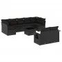 Garden sofa set 10 pieces with black synthetic rattan cushions by , Garden sets - Ref: Foro24-3252962, Price: 669,59 €, Disco...