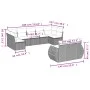 9-piece garden furniture set and gray synthetic rattan cushions by , Garden sets - Ref: Foro24-3254157, Price: 575,73 €, Disc...