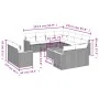 12-piece garden sofa set with gray synthetic rattan cushions by , Garden sets - Ref: Foro24-3228188, Price: 856,35 €, Discoun...