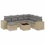 Garden sofa set with beige cushions 8 pcs PE rattan by , Garden sets - Ref: Foro24-3222908, Price: 502,77 €, Discount: %