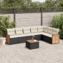8-piece garden sofa set and black synthetic rattan cushions by , Garden sets - Ref: Foro24-3227715, Price: 454,50 €, Discount: %