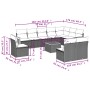 11-teiliges Gartensofa-Set mit beigen synthetischen Rattankissen von , Gartensets - Ref: Foro24-3227760, Preis: 623,38 €, Rab...