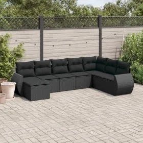 8-piece garden sofa set and black synthetic rattan cushions by , Garden sets - Ref: Foro24-3254092, Price: 499,69 €, Discount: %