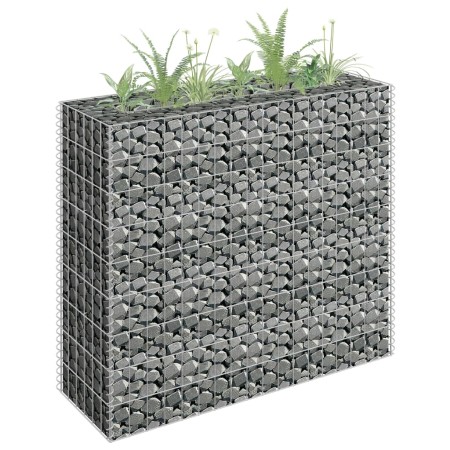 Gabionenbett aus verzinktem Stahl, 90 x 30 x 90 cm von vidaXL, Töpfe und Pflanzgefäße - Ref: Foro24-145631, Preis: 62,79 €, R...