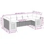 7-piece garden sofa set and beige synthetic rattan cushions by , Garden sets - Ref: Foro24-3227949, Price: 474,44 €, Discount: %