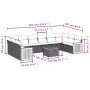11-piece garden sofa set with beige synthetic rattan cushions by , Garden sets - Ref: Foro24-3228012, Price: 683,35 €, Discou...